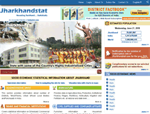 Tablet Screenshot of jharkhandstat.com